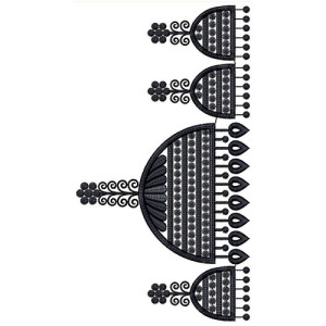 Ornaments Lace Embroidery Design 21939