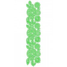 Full Cording Lace Embroidery Design 21968