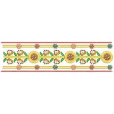 Flower Embroidery Design For Sarees