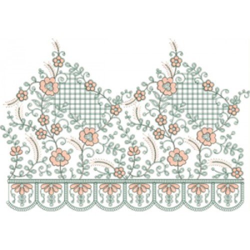 Cording Lace Border Embroidery Design