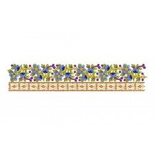 Colour Embroidery Lace For Dupatta