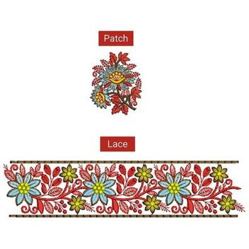 Turkish Embroidery Pattern Lace