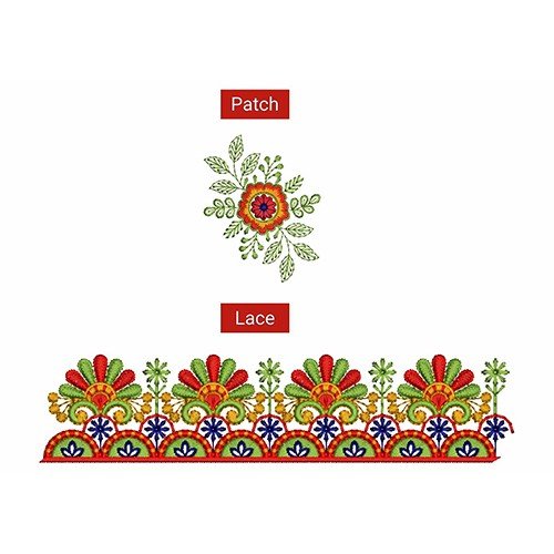 Traditional Folk Pattern Embroidery
