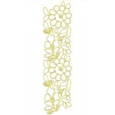 Full Cording Embroidery Design 22015