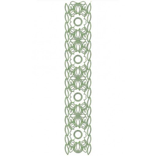 Full Cording Lace Embroidery Design 22016
