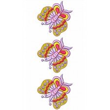 Valentine Butterfly Embroidery Design 22022