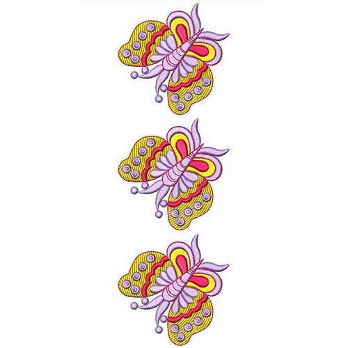 Valentine Butterfly Embroidery Design 22022