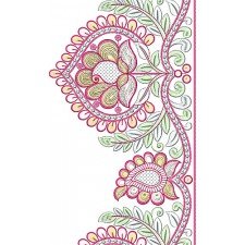 Charming Vibrant Colors Royale Lace Design