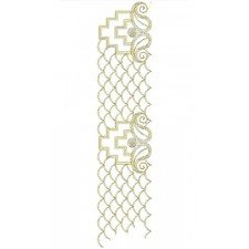 Cording Lace Embroidery Design 22159