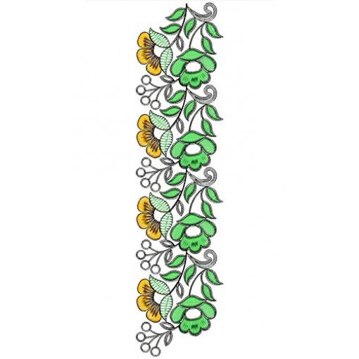 Lace Embroidery Design 22161