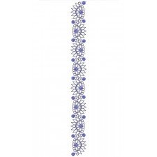 Cording Border Lace Embroidery Design 22223