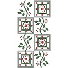 Gerbera Daisy Square Design 22295