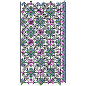 Multi Lace Embroidery Design 22329