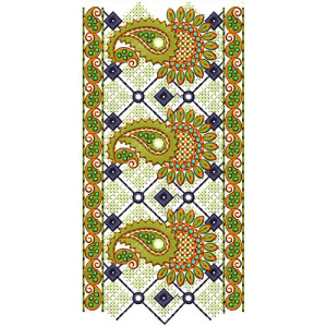 Supernet Patch Work Lace Embroidery Design 22331