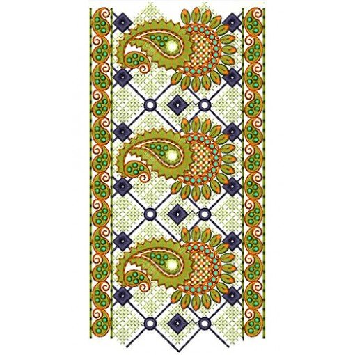 Supernet Patch Work Lace Embroidery Design 22331