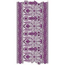 Baroque Lace Embroidery Design 22473