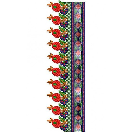 Fancy Chex Boxs Flower Lace Embroidery Design 22737
