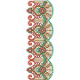 Russian Ethnic Hohloma Style Lace Embroidery Design 22787