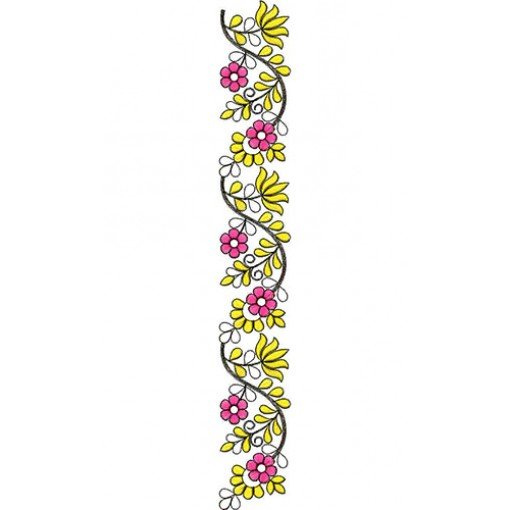 Palestinian And Mexican Lace Embroidery Design 22792