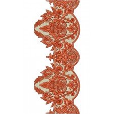 Satin Lace Embroidery Design 22970