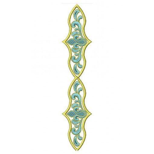 Embroidery Designs For scarf 23007
