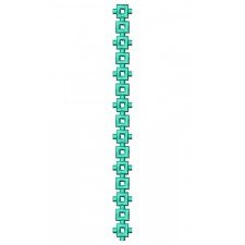 3D Box Lace Embroidery Design 23011