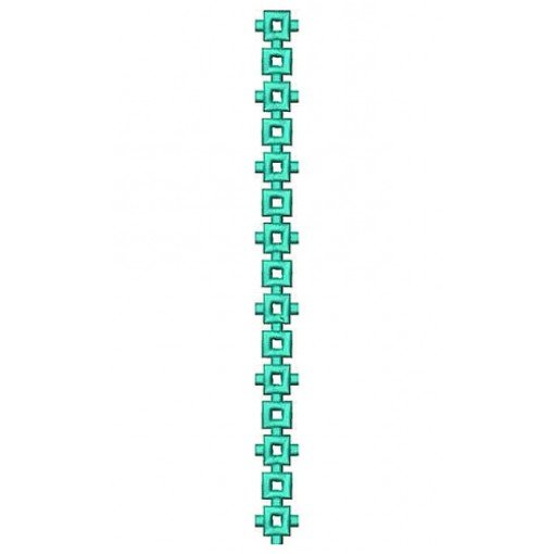 3D Box Lace Embroidery Design 23011
