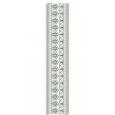 Cording lace Embroidery Design 23094