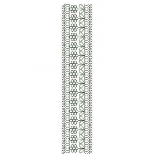 Cording lace Embroidery Design 23094