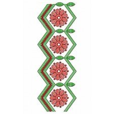 Fancy Border Embroidery Design 23126
