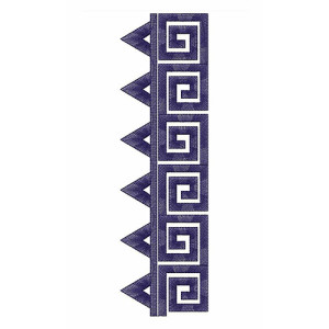 Ethnic Boho Seamless Pattern Lace Embroidery Design 23233