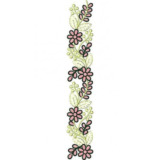 Rippled Spring Simple Flower Lace Design 23336