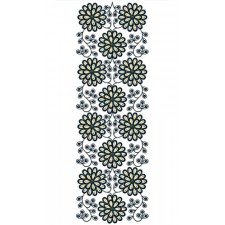 Flower Bunch Embroidery Lace Design 23436