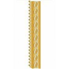 Wavy Lace Border Embroidery Design 23479