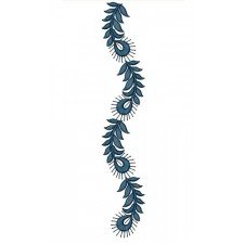 Gleaming Lace Border Design 23481