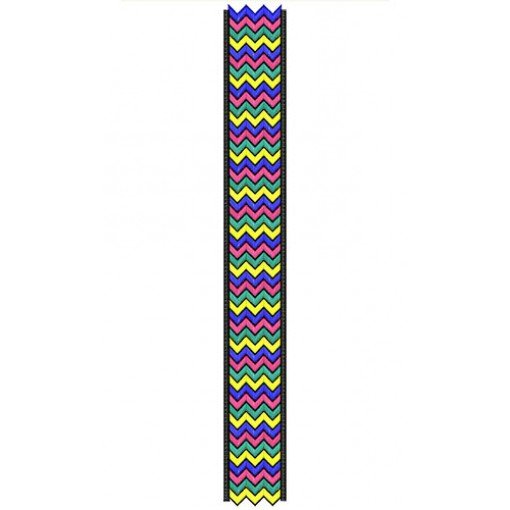 Beautiful Zigzag Line Lace Border 23507