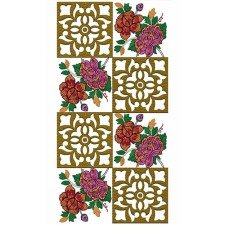 Designer Box With Rose Flower Design 23528