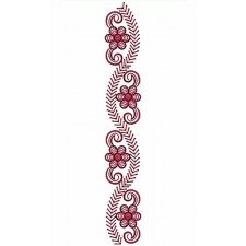 Big Flower With Wavy Lace Design 23560