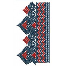 Free Hand Pattern In Lace Design 23563