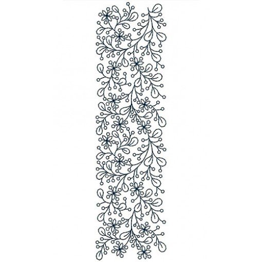 Fancy Lace Border Embroidery Design 23594