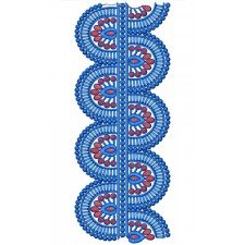Freestanding Lace Border Embroidery Design 23626