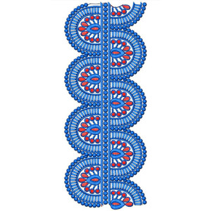Freestanding Lace Border Embroidery Design 23626