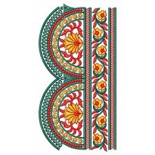 Spiral Lace Border Design In Embroidery 23628