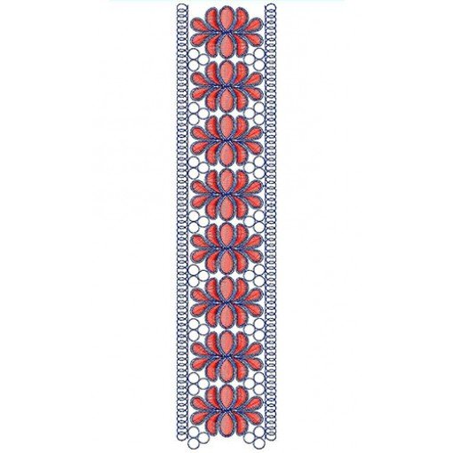 Amazing Cording Lace Border Embroidery Design 23699