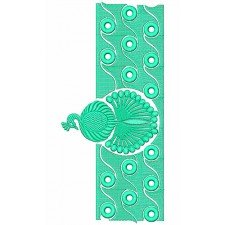 Peacock With Different Feather Lace Design 23771