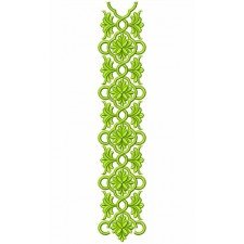 Splendorous Lace Border Design In Embroidery 23918