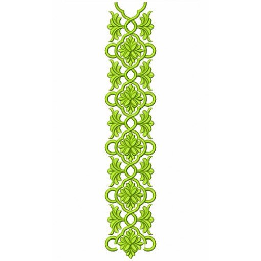 Splendorous Lace Border Design In Embroidery 23918