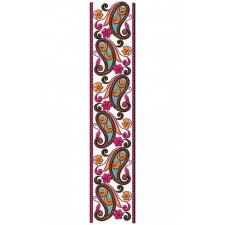 Mango Line Lace Border Embroidery Design 23920