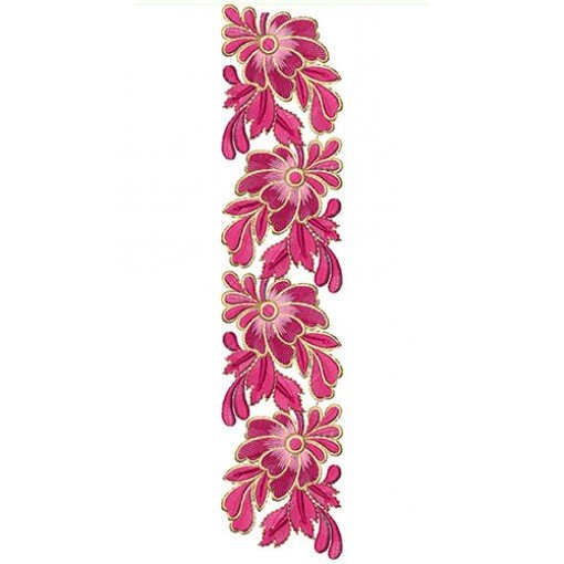 Enormous Lace Border Embroidery Design 23928