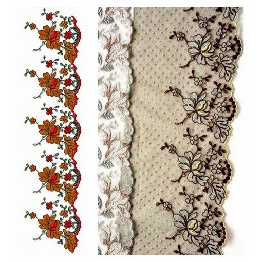 Aesthetic Flower Lace Design Embroidery 24264 Aesthetic Flower Lace Design Embroidery 24264